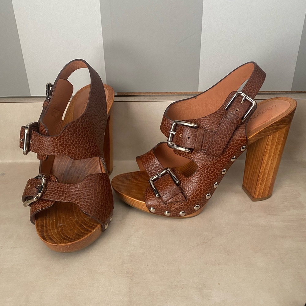 Dolce and Gabbana chunky heels